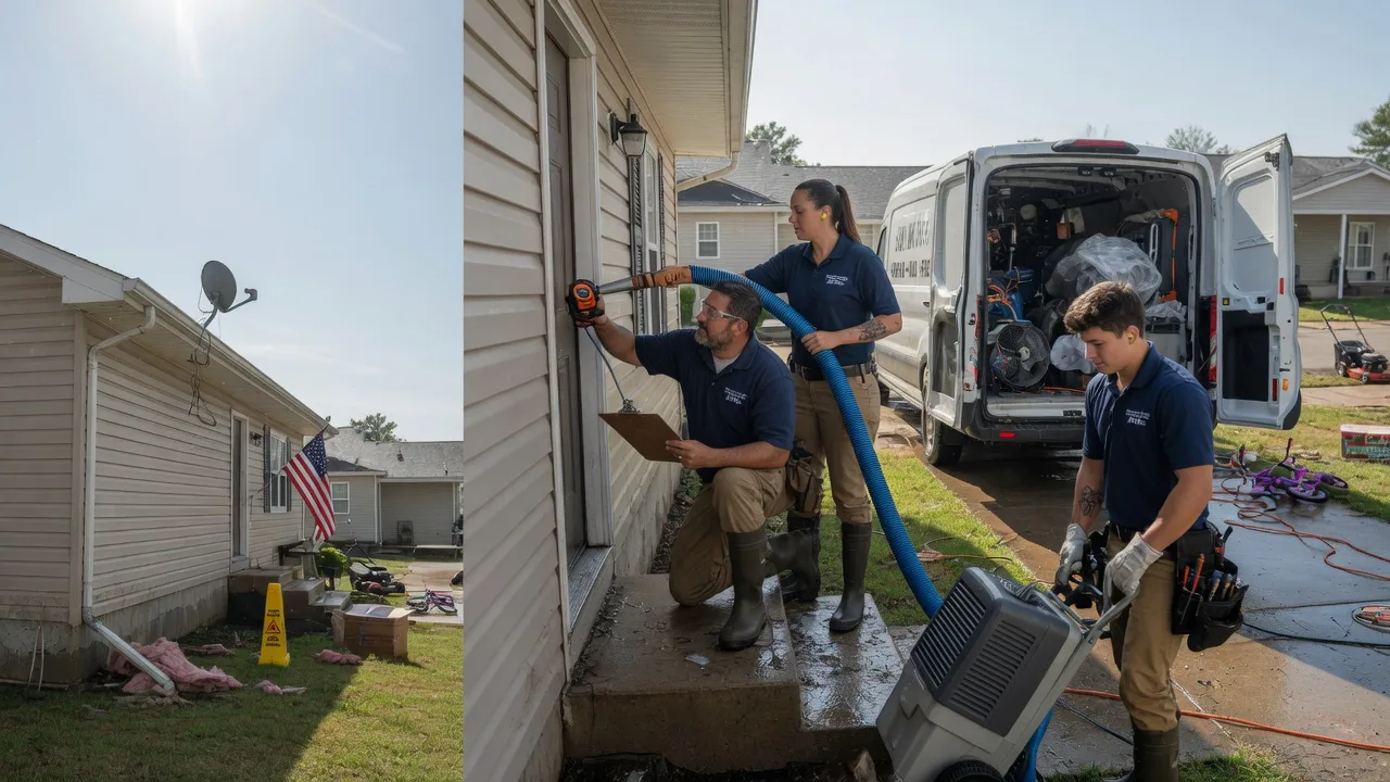 Ceiling Water Damage Restoration in Collinsville, MS near me